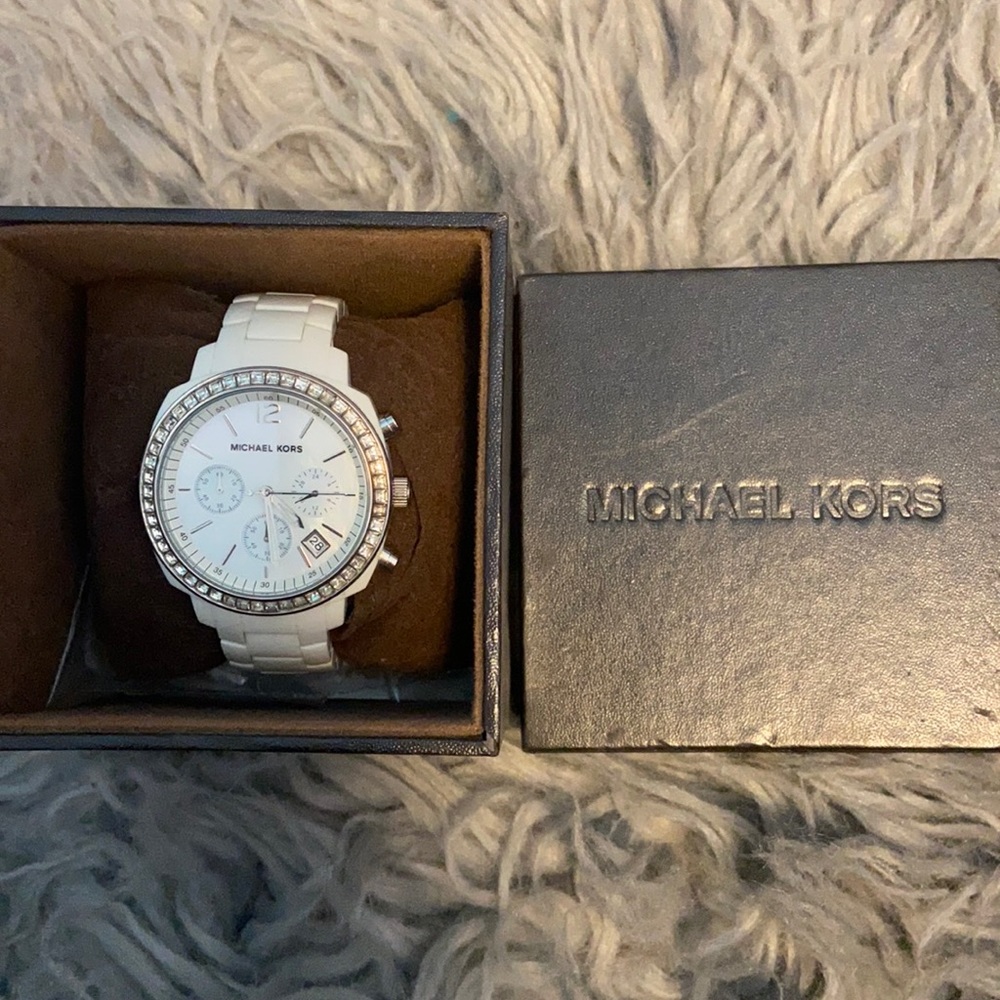 White Michael Kors Watch